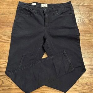 Universal Thread Mid Rise Skinny Black Jeans 12 Long